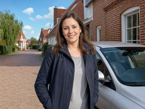Verkäufer aus Erkelenz mit dem verkauften Fahrzeug